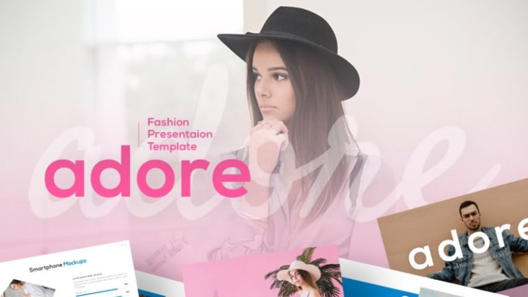 Adore Fashion PowerPoint Template