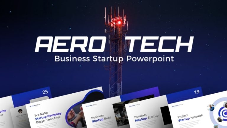 Aerotech Technology PowerPoint Template