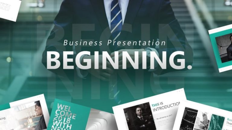 Beginning Business PowerPoint Template