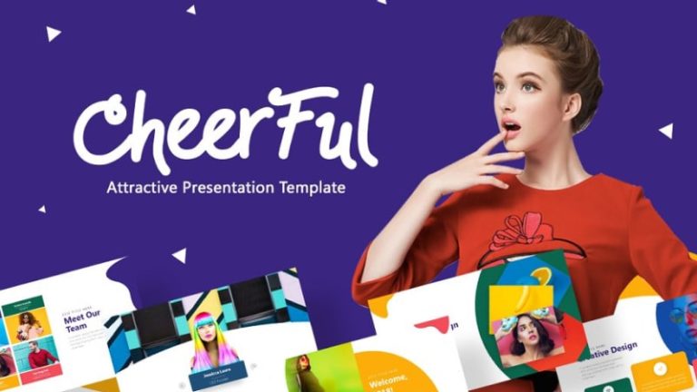 Cheerful Fashion PowerPoint Template