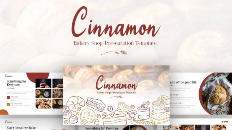 Cinnamon Bakery PowerPoint Template