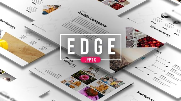 Edge Catalogue PowerPoint Template