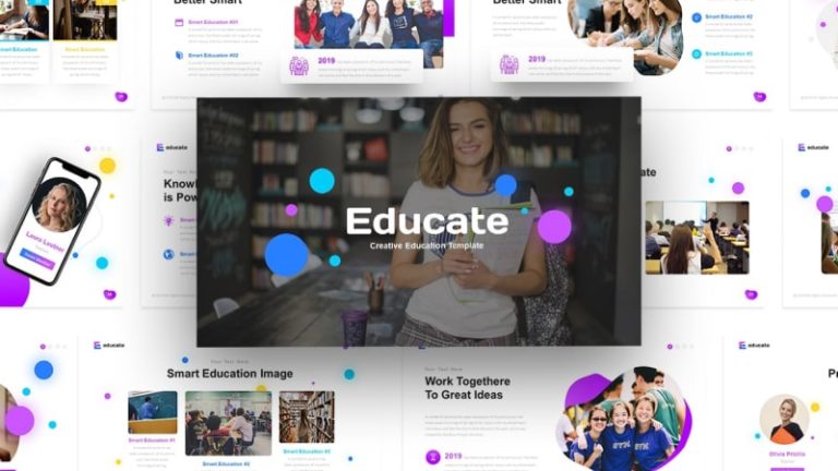 Educate Education PowerPoint Template