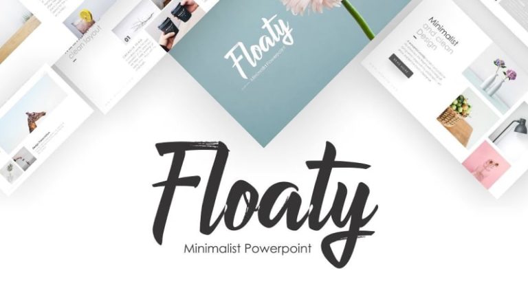 Floaty Minimalist PowerPoint Template
