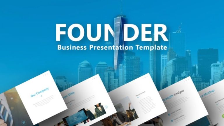 Founder Business PowerPoint Template