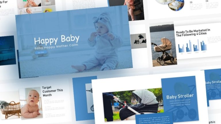 Baby Tech PowerPoint Template