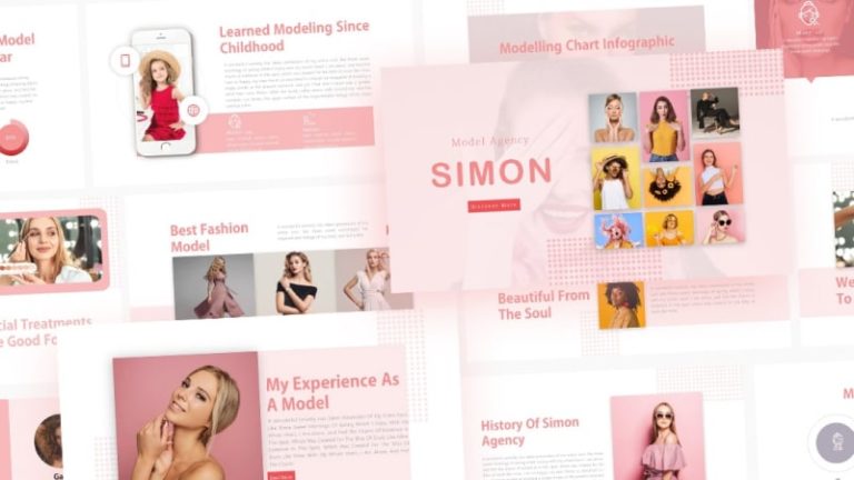 Free-Simon-Modelling-Class-Powerpoint-Template