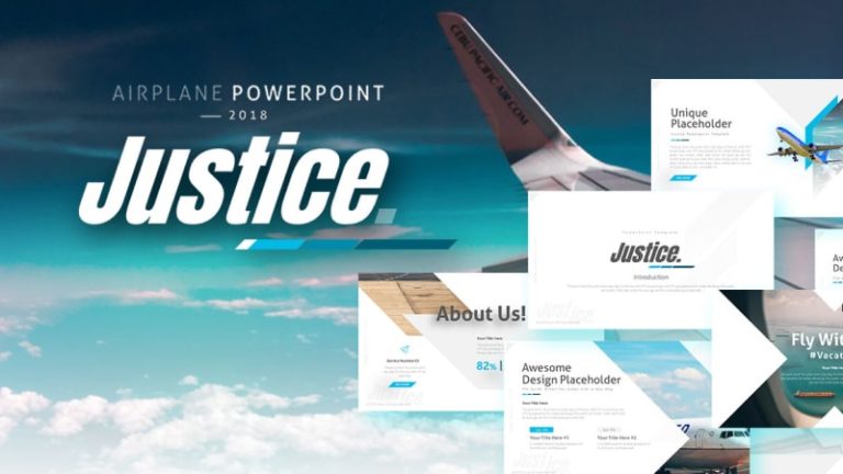 Justice Transportation PowerPoint Template