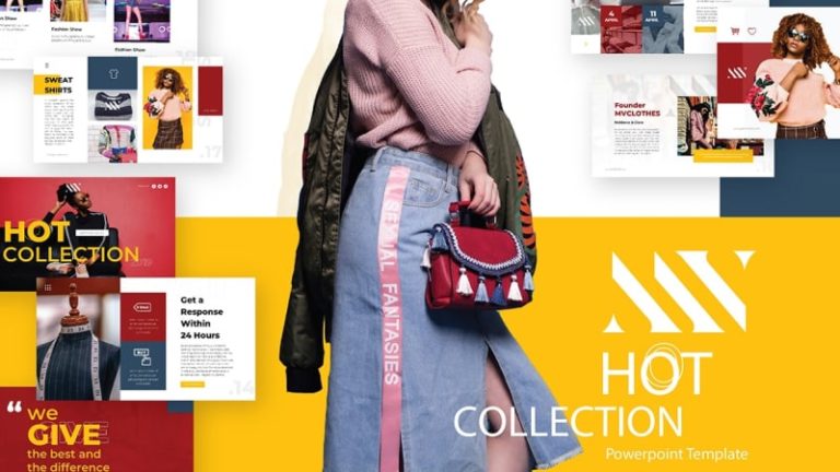 MVClothes Fashion PowerPoint Template