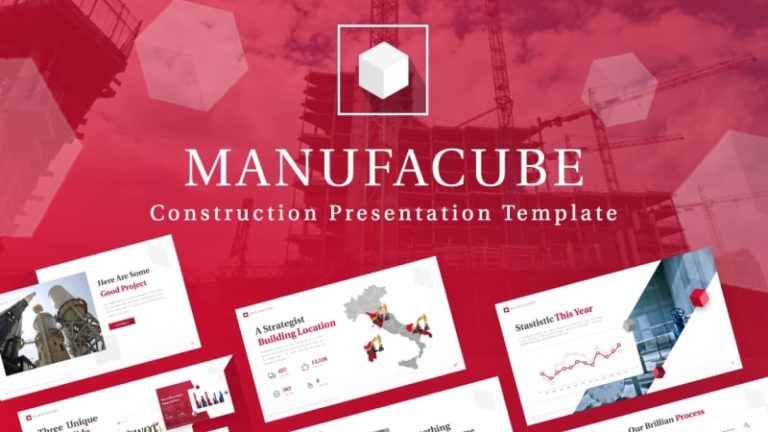 Manufacube – Machine Engineer Presentation Template