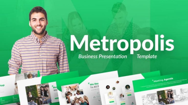 Metropolis Business PowerPoint Template