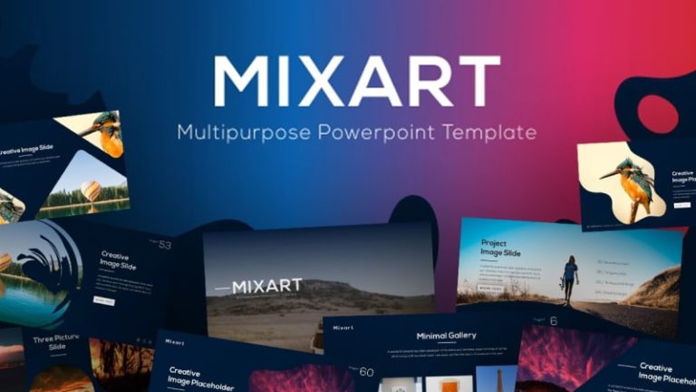 Mixart Photography PowerPoint Template
