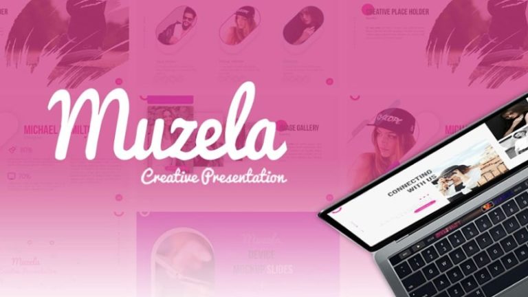 Muzella Fashion PowerPoint Template