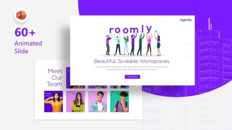 Roomly Startup PowerPoint Template
