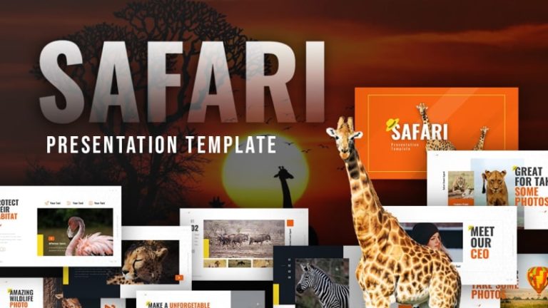 Safari Animal PowerPoint Template