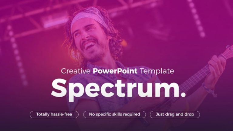 Spectrum Music PowerPoint Template