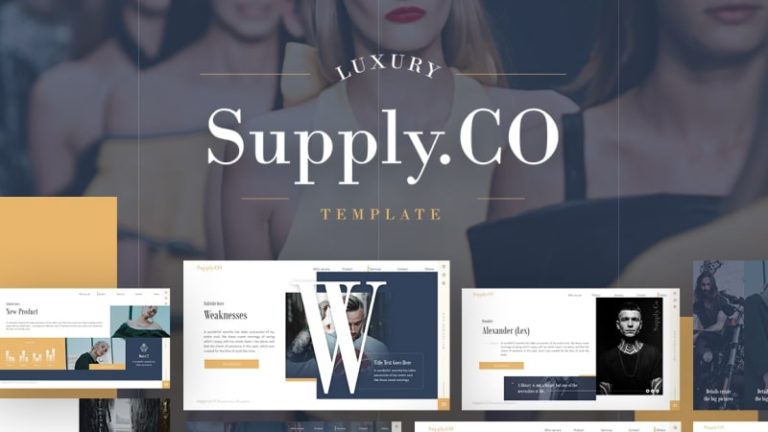 Supply.Co Fashion PowerPoint Template