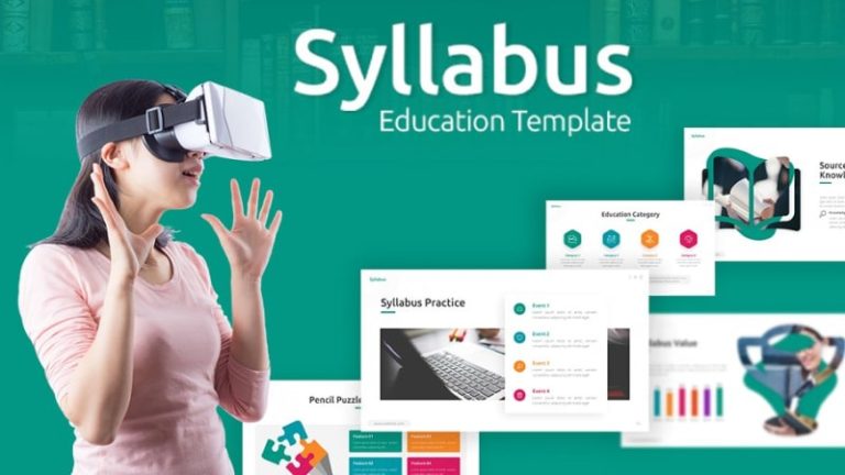 Syllabus Education PowerPoint Template