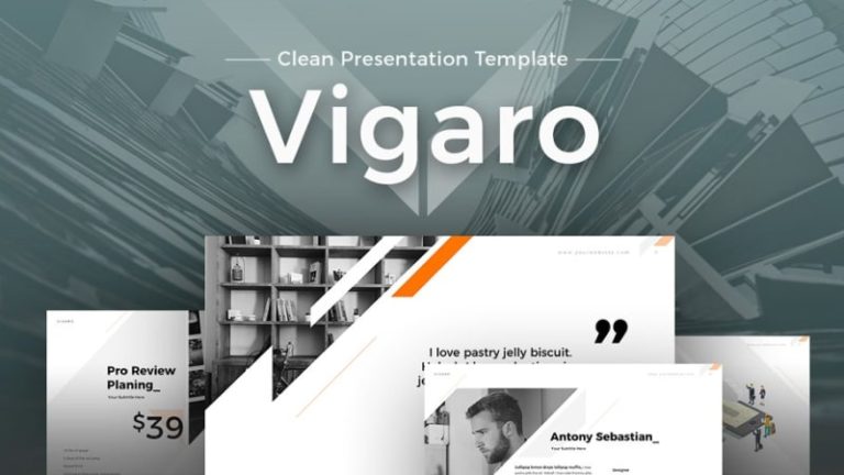 Vigaro Minimalist PowerPoint Template