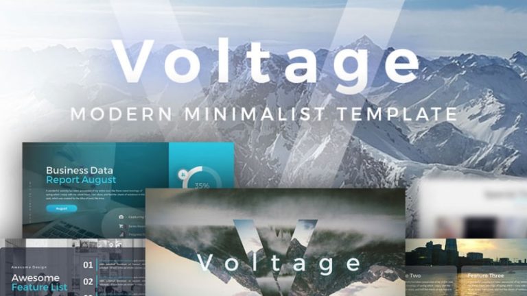 Voltage Business PowerPoint Template