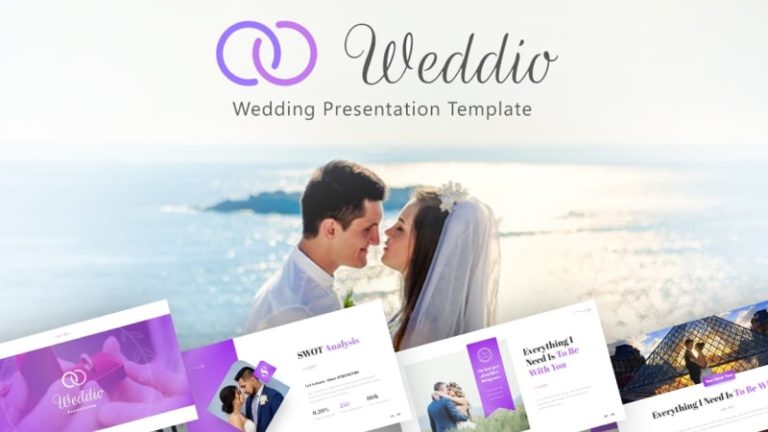 Weddio Wedding PowerPoint Template