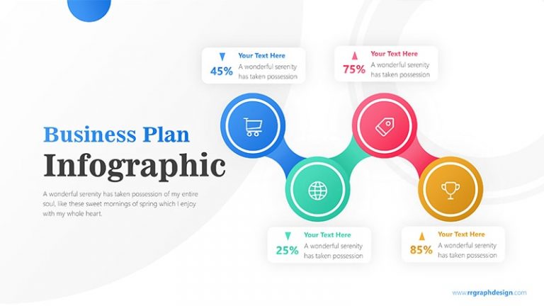 Spinner Infographic PowerPoint Template