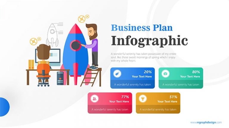 Skyrocket Infographic PowerPoint Template