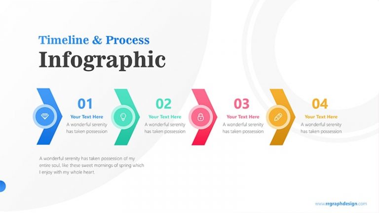 Timeline Arrows Infographic PowerPoint Template