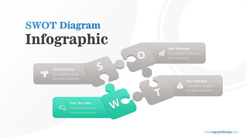 Puzzle Infographic PowerPoint Template