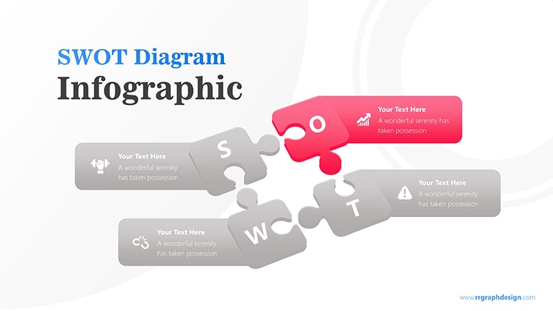 Puzzle Infographic PowerPoint Template