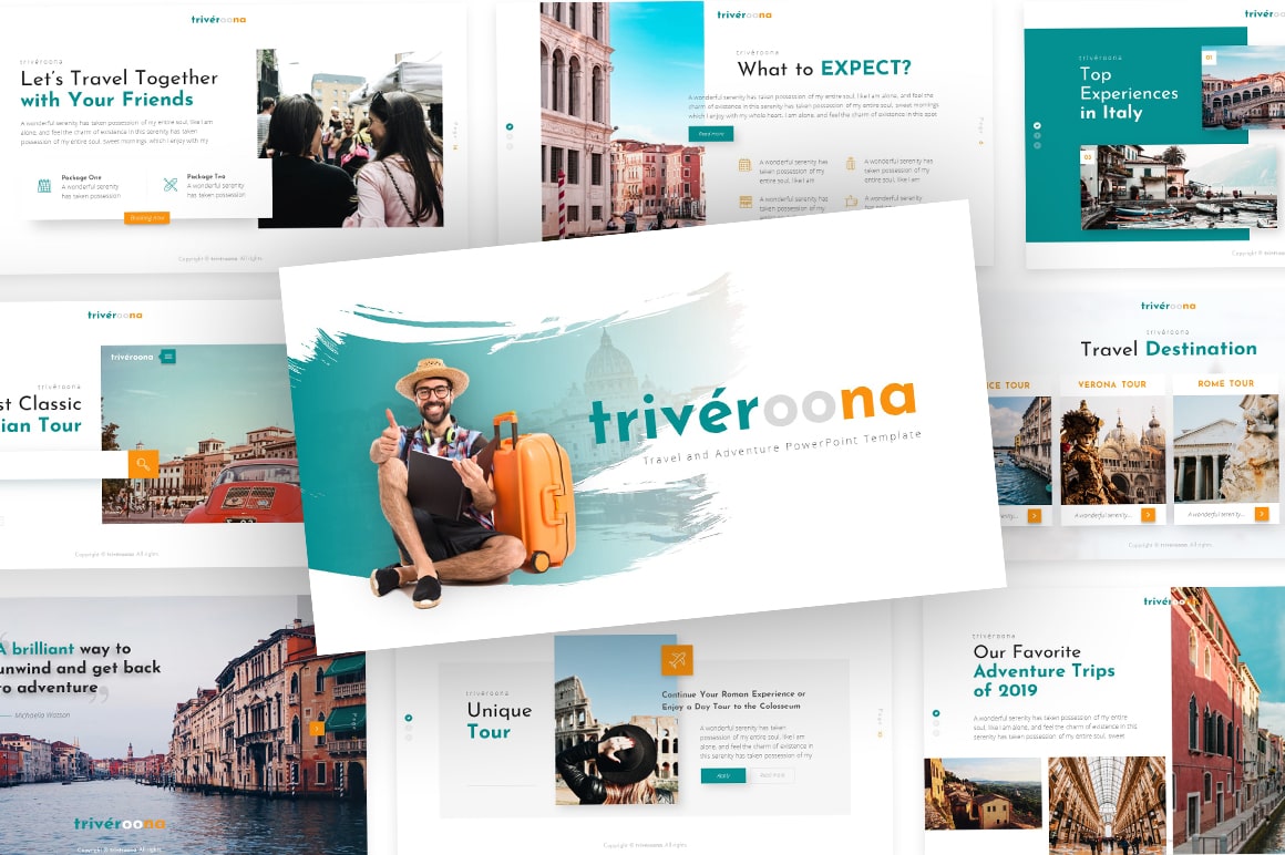 Triveroona – Trip Presentation Template 