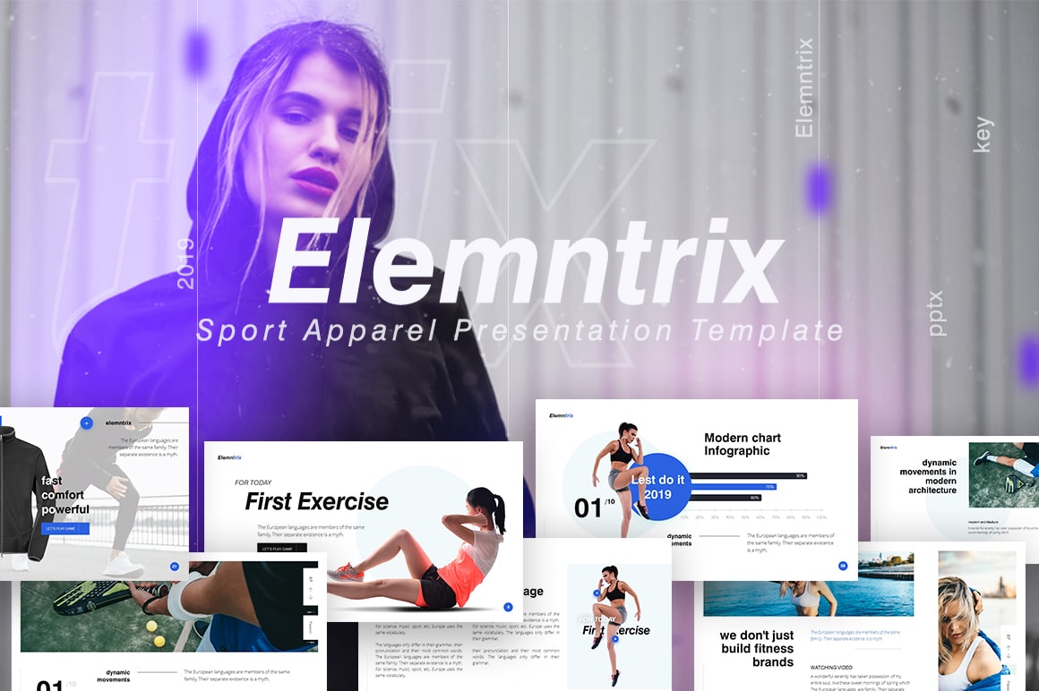 Elemntrix Sports PowerPoint Template