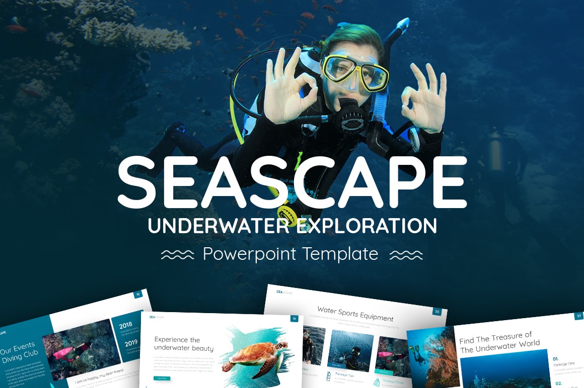 Seascape Sports PowerPoint Template