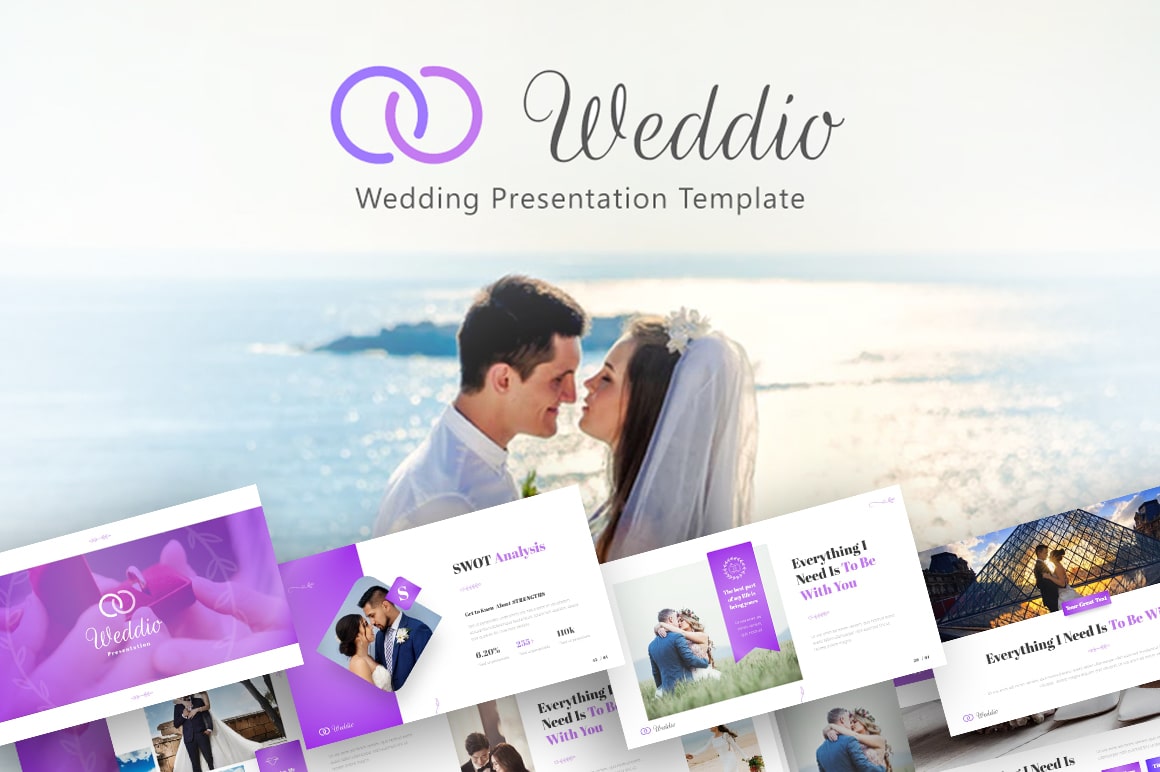 Weddio Wedding PowerPoint Template