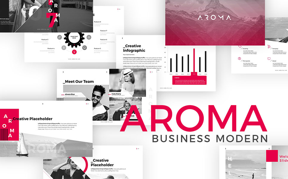 Aroma Photography PowerPoint Template