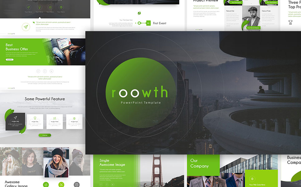 Roowth Photography PowerPoint Template