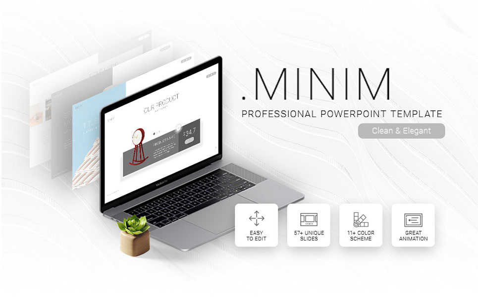 Minim Portfolio PowerPoint Template