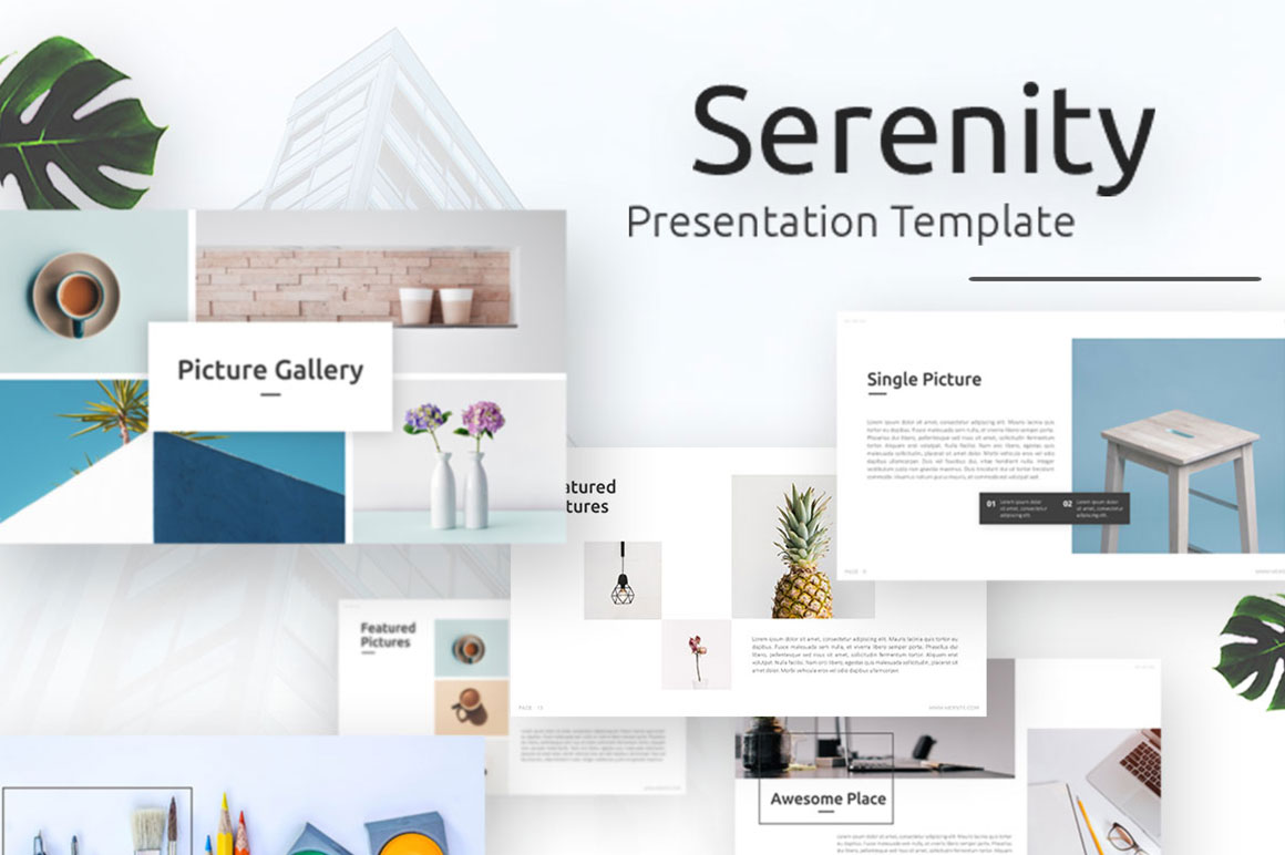 Serenity Minimalist PowerPoint Template