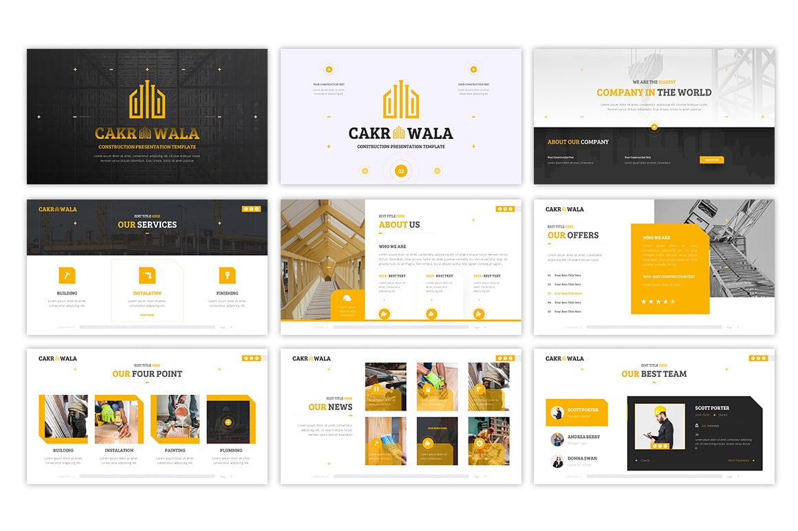 Cakrawala Architecture PowerPoint Template