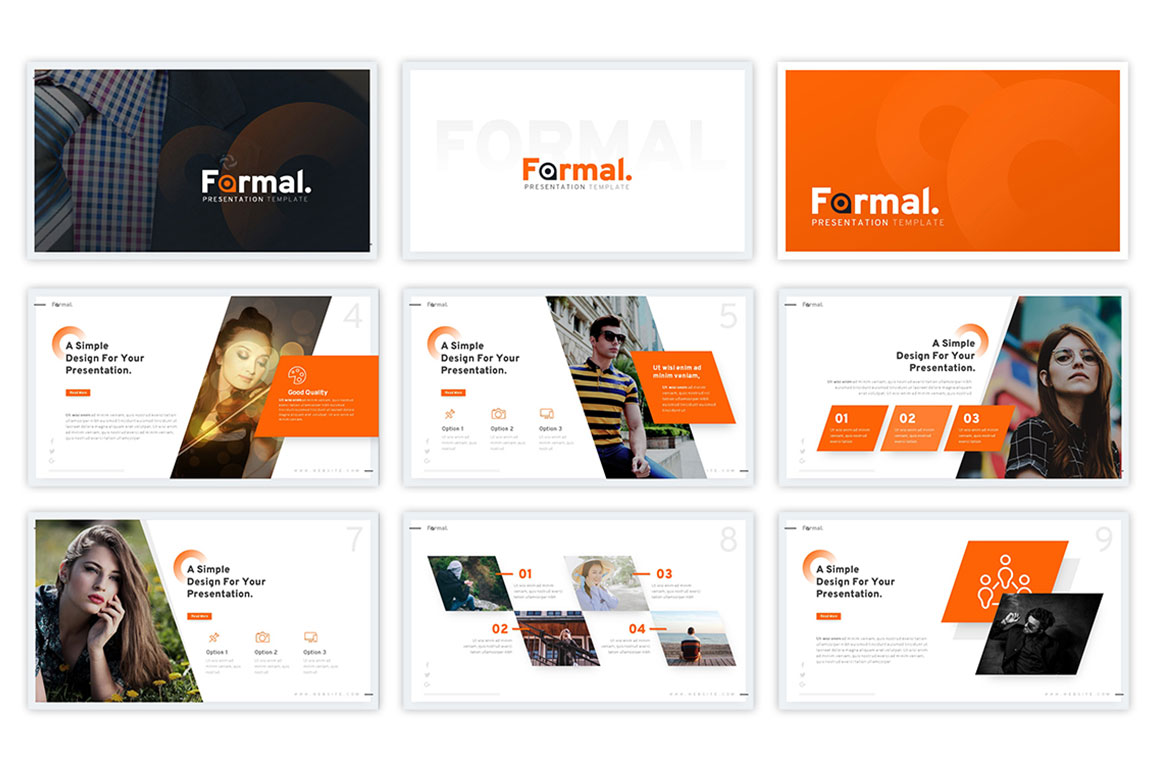 Formal – Minimalist Business Presentation Template