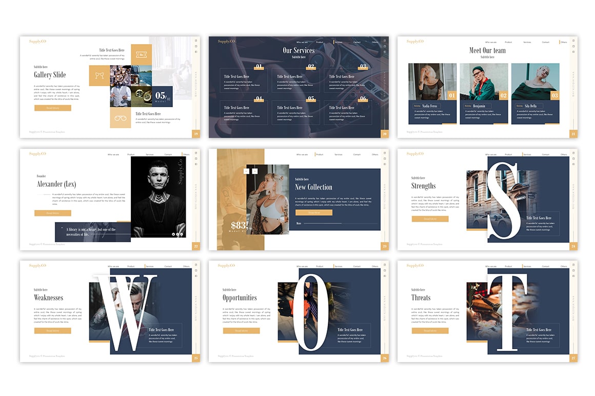Supply.Co Fashion PowerPoint Template