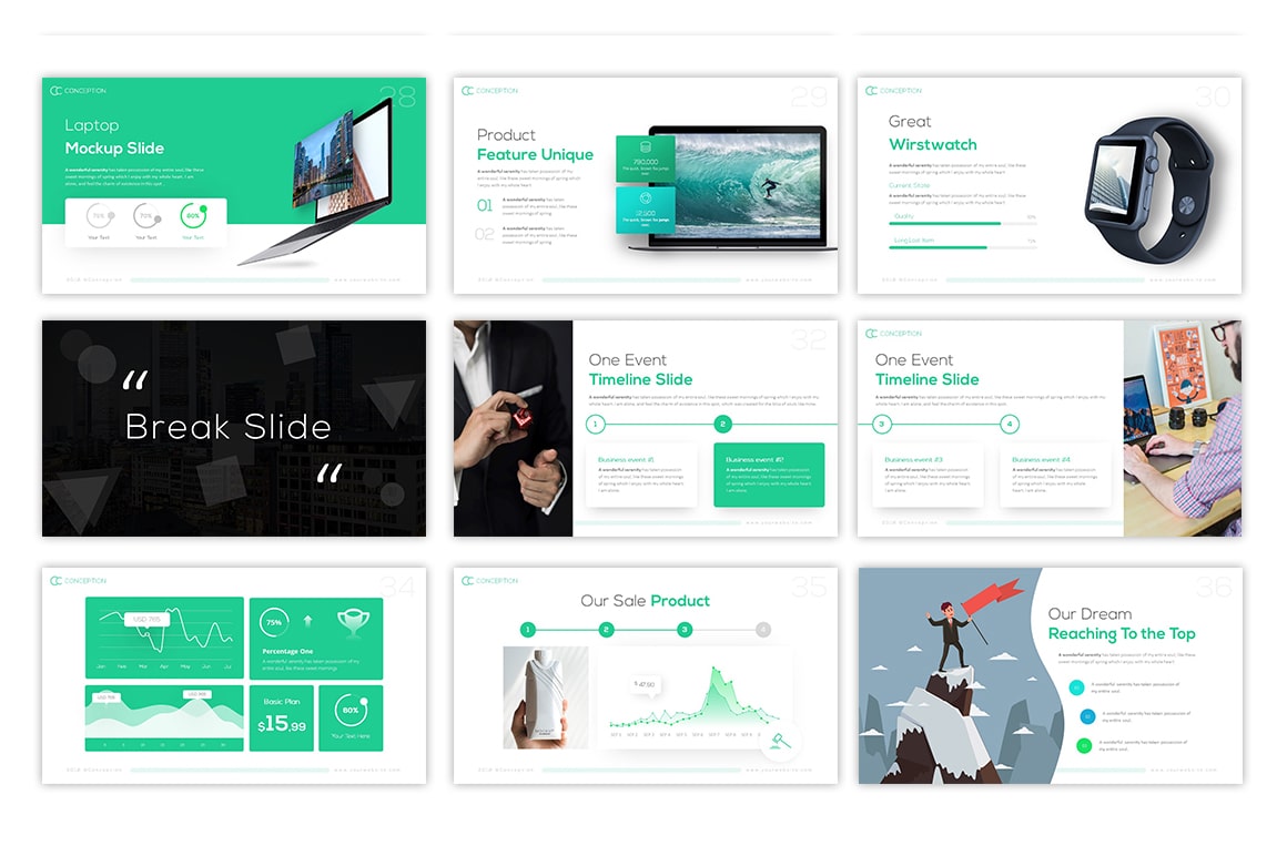 Conception Business PowerPoint Template