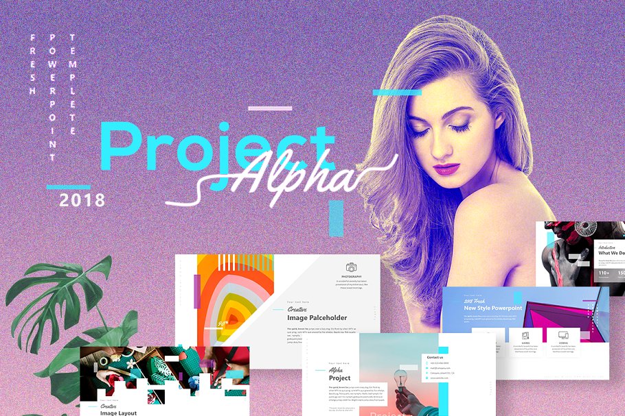 ProjectAlpha Fashion PowerPoint Template