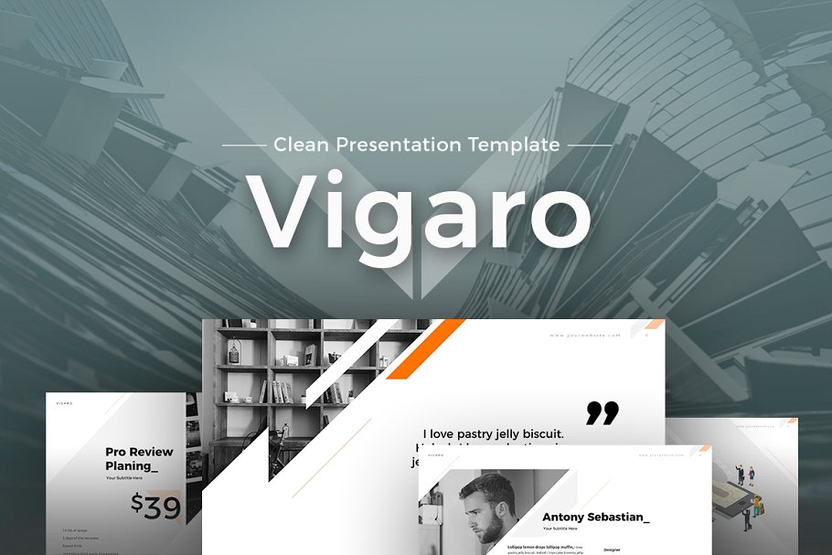 Vigaro – Clean Concept Presentation Template