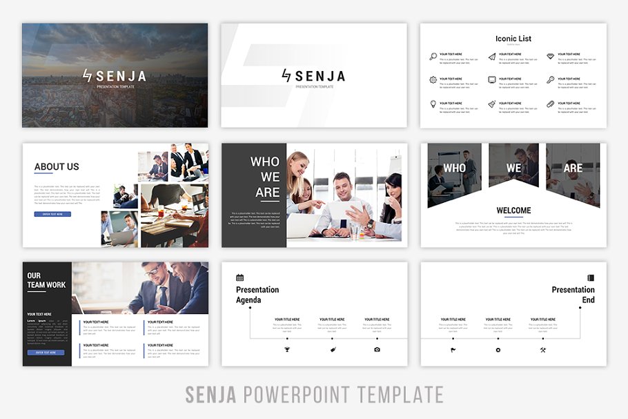 Senja Business PowerPoint Template