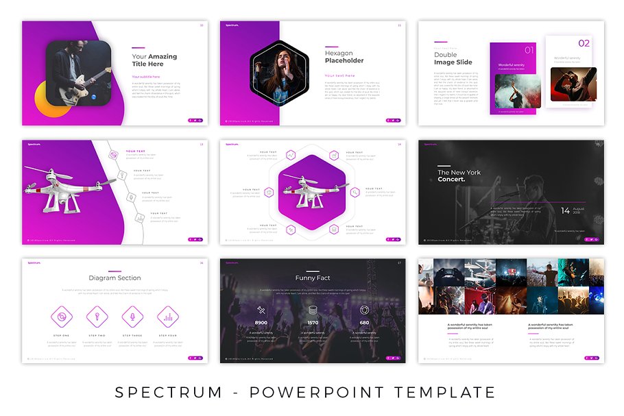 Spectrum – Event Organizer Presentation Template