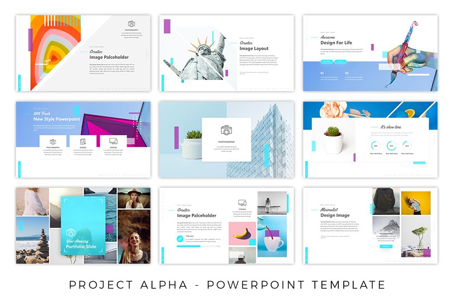 ProjectAlpha Fashion PowerPoint Template