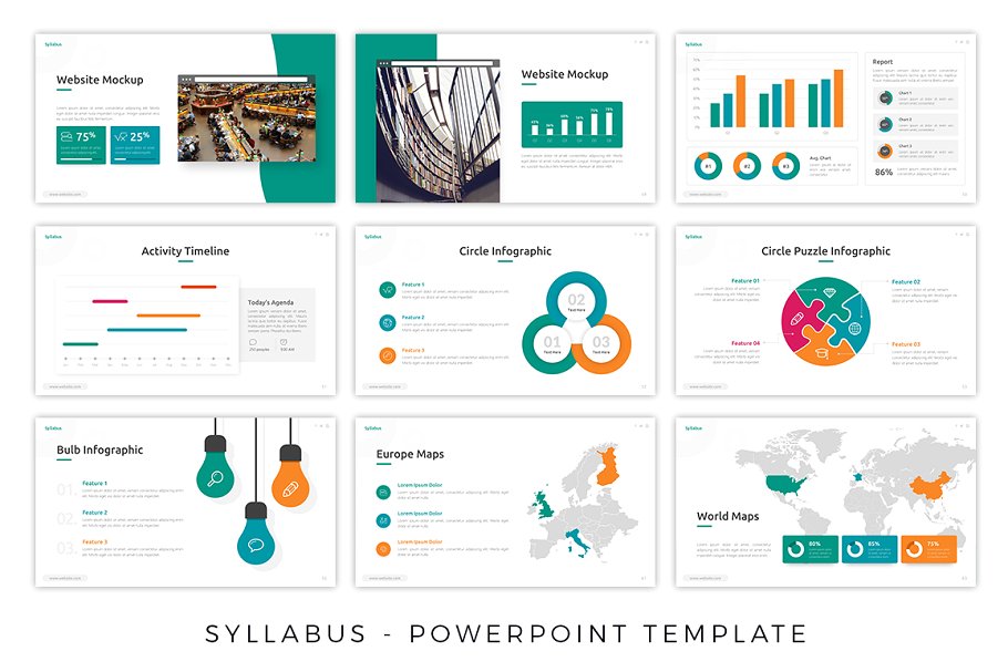 Syllabus Education PowerPoint Template