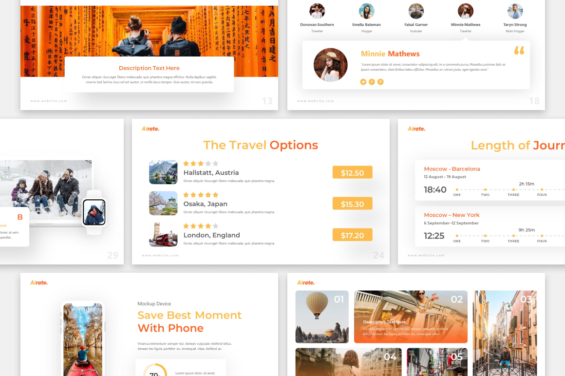 Airate Traveling PowerPoint Template