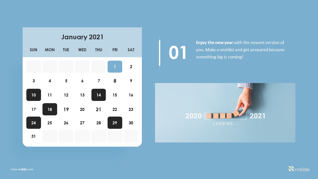 Free 2021 Calendar PowerPoint Template
